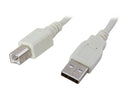 Nippon Labs Beige 10 ft. USB cable A/male to B/male 10ft Model USB-10-AB 10 feet