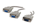 Nippon Labs SVGA Video Y-Adapter Cable 8" SVGA Y ADAPTOR  Model VGA-ADT-1M2F