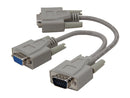 Nippon Labs SVGA Video Y-Adapter Cable 8" SVGA Y ADAPTOR  Model VGA-ADT-1M2F