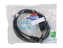 Nippon Labs Black 6 ft. USB cable A/Male to A/Female extension USB 6ft cable