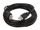 Nippon Labs USB-15-MF-BK 15-Feet USB 2.0 M/F Extension Cable, Black