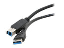 Nippon Labs USB3-10AB 10-Feet USB 3.0 A/Male to B/Male Cable, Black