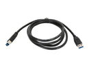 Nippon Labs USB3-6AB 6-Feet USB 3.0 A/Male to B/Male Cable, Black