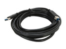 Nippon Labs USB3-15AB 15-Feet USB 3. A/Male to B/Male Cable, Black