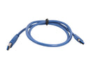 Nippon Labs USB3-3MM 3 ft. Blue USB 3.0 A Male to A Male Cable