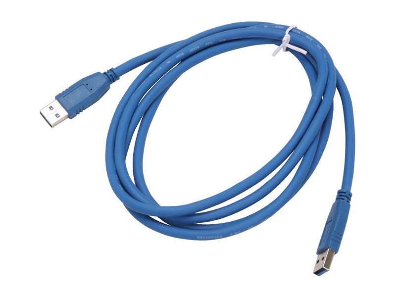 Nippon Labs USB3-6MM Blue USB 3.0 A Male to A Male Cable