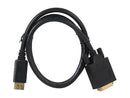 Nippon Labs DP-DVI-3 3-Feet Display to Male to DVI-D Male 20 AWG Cable