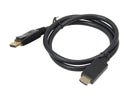 DisplayPort to HDMI Cable 3 Feet,Capshi [4K UHD] Uni-Directional Nylon