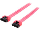 Nippon Labs SATA3L-2FT-RD 24-Inch Sata Cable with Locking Latch, Red