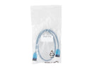 Nippon Labs SATA3-R-1.5FT-BU Sata3 Cable, Copper - 18-Inch Round Cable, Blue