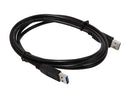 Nippon Labs USB3-6MM-BK 6 ft. Black USB 3.0 A Male to A Male Cable