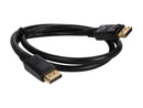 Nippon Labs DP-3-BR2 3 Feet Black DisplayPort Male to Male w/Gold Plated