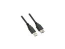 Nippon Labs 6ft USB 3.0 A Male to A Female Extension Cable 550USB3-AAF-6-BK