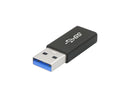 Nippon Labs USB 3.0 USB-C Female to USB A Male Adapter 50000-USB3-CF-12, Black
