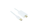 Nippon Labs 50USB31C-MDP-3-WH 3 ft. USB-C Male to Mini DisplayPort Male Cable -