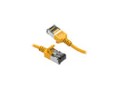 Nippon Labs 60CAT8-10-30YW 10 ft. Cat 8 Yellow U/FTP Slim Ethernet Network Cable