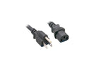 Nippon Labs 18 AWG Standard Power Cord NEMA 5-15P to C13, SVT, 10A, 125V,