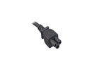 Nippon Labs 18 AWG 3 Prong US Notebook Power Cord NEMA 5-15P to C5, 3 ft. Black