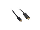 Nippon Labs USB 3.1 Type C to HDMI Cable 4K@60HZ, 3 ft. M-M, Black USB-C to HDMI