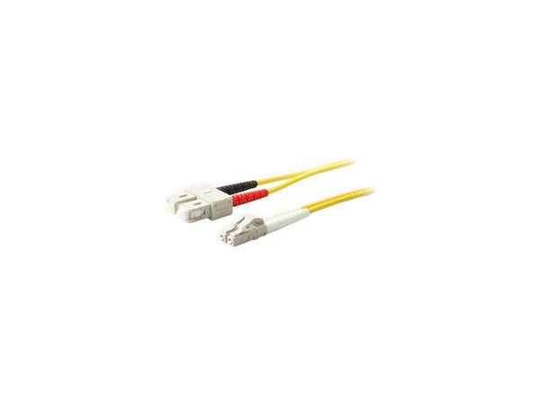 AddOn 10m Single-Mode Fiber (SMF) Duplex SC/LC OS1 Yellow Patch Cable