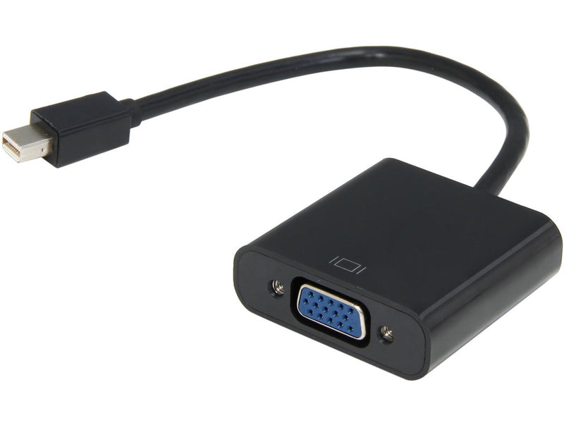 Addon MDP2VGAB Mini DP to VGA M/F Black Adapter Cable