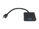 Addon MDP2VGAB Mini DP to VGA M/F Black Adapter Cable