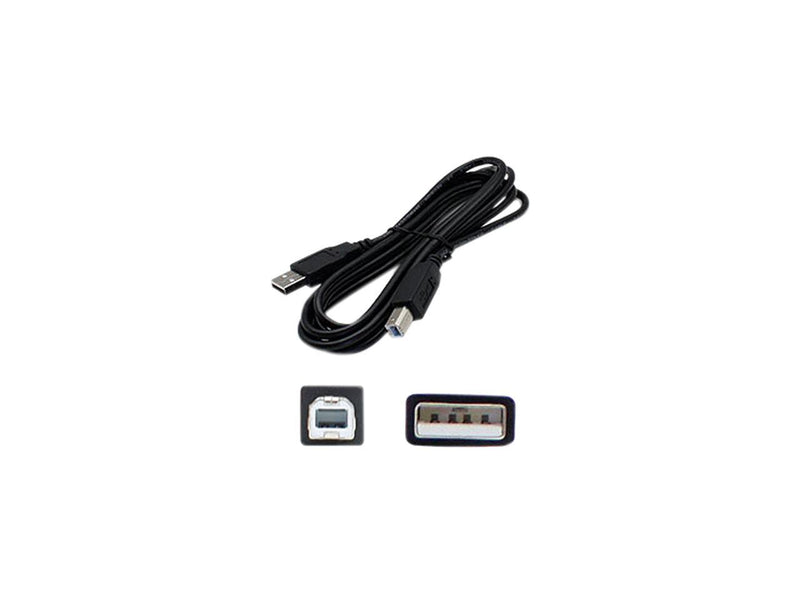 AddOn USBEXTAB10 Black USB Cable