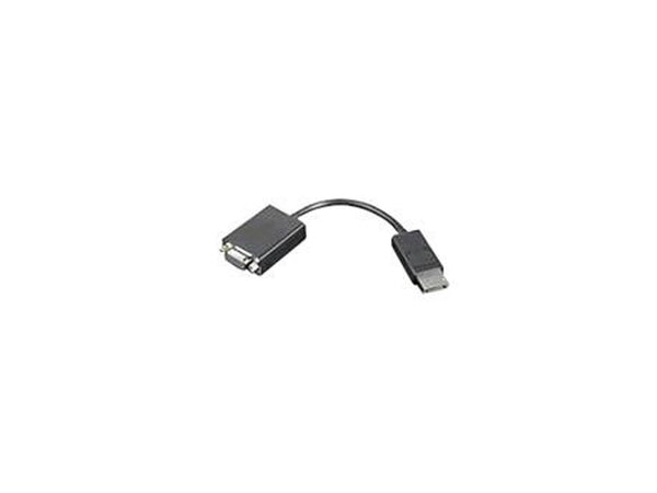 Lenovo 57Y4393 7.87" Black 1 x DisplayPort Video to 1 x  HD-15 VGA DisplayPort