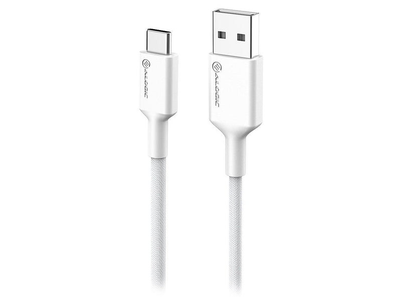 Alogic ELPCA201-WH White 1m Elements Pro USB 2.0 USB-A to USB-C Cable