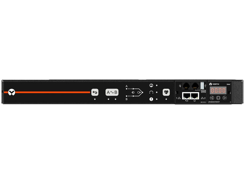 Vertiv VA4U1100 Monitored 100-240V Rack Transfer Switch| RPDU| (10) U-Lock C13