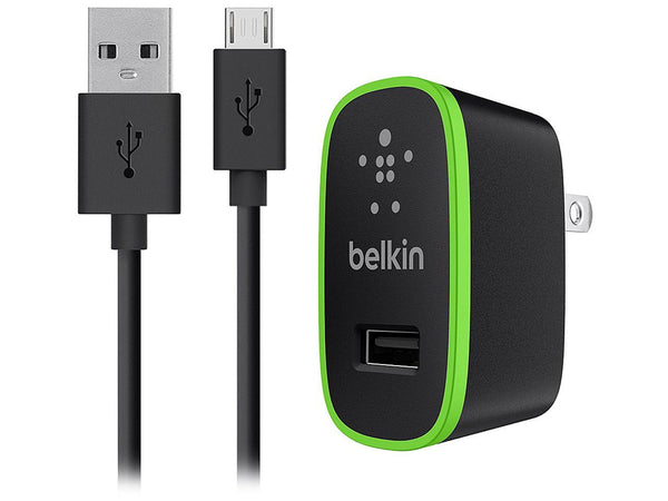 Belkin Universal Home Charger with Micro USB ChargeSync Cable (12 Watt/ 2.4 Amp)