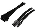 Phanteks 8 to 8 (6+2) Pin VGA Premium Sleeved Extension Cable 19.68" Length