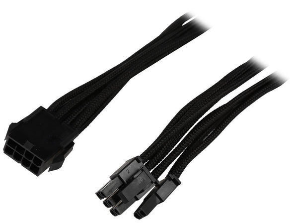 Phanteks 8 to 8 (6+2) Pin VGA Premium Sleeved Extension Cable 19.68" Length