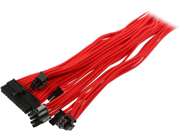 Phanteks PH-CB-CMBO_RD 1.64 ft. (0.50m) Cables - Internal Power Cables Female to