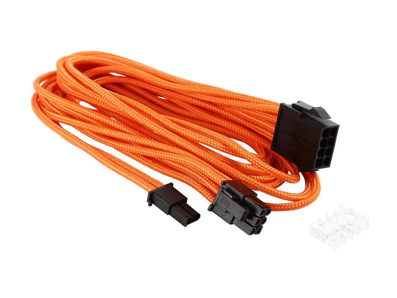 Phanteks PH-CB8V_OR 1.64 ft. (0.50m) 8 to 8 (6+2) Pin VGA Extension cable 500mm