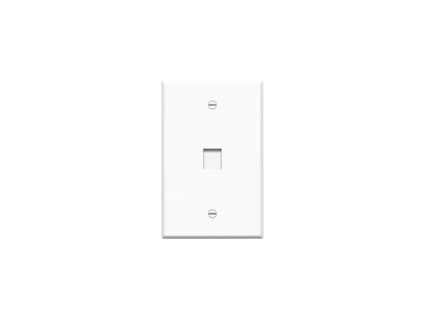 4XEM 4XFP01KYWH 1 Outlet RJ45 Wall Plate/ Face Plate White