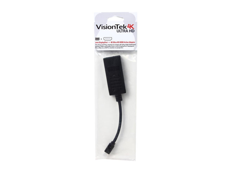 VisionTek 900691 Mini DisplayPort to HDMI (4K) Active Adapter (M/F)