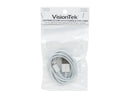 VisionTek 900704 White Lightning to USB White 1 Meter Cable