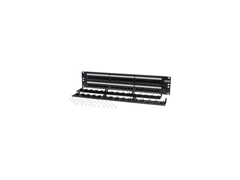 TRIPP LITE N052-048 48-Port Cat5e Patch Panel 568B