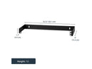 StarTech.com WALLMOUNTH1 1U 19in Hinged Wall Mounting Bracket for Patch Panels