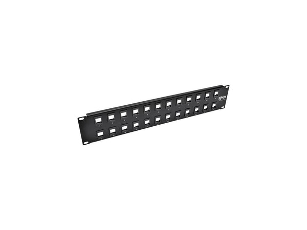 Tripp Lite 24-Port 2U Rack-Mount Unshielded Blank Keystone/Multimedia Patch