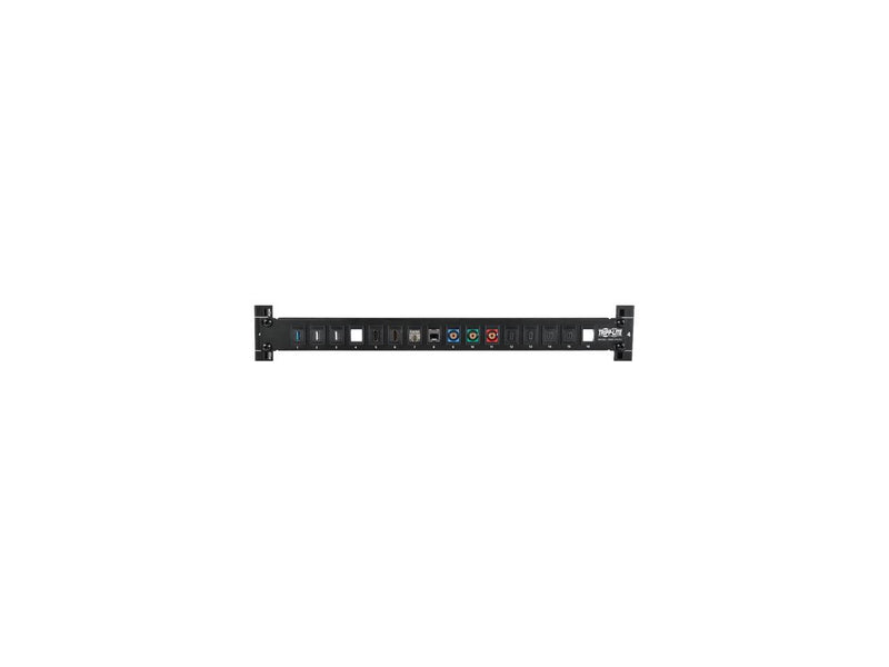 Tripp Lite 16-Port 1U Rack-Mount Unshielded Blank Keystone/Multimedia Patch