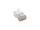 Tripp Lite Cat6 RJ45 Modular Plug for Round Stranded UTP Conductor 4-Pair, 100