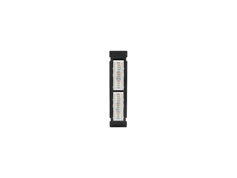 Tripp Lite Cat6 Wall-Mount PoE Patch Panel 12-Port 110/Krone 568A/B RJ45