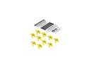 TRIPP LITE N2LPLUG-010-YW Universal RJ45 Locking Inserts, Yellow, 10 Pack