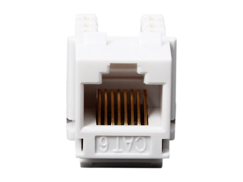 C2G/Cables To Go 29311 Cat6 RJ45 UTP Keystone Jack - White