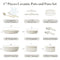 BAZOVA BZ101 CERAMIC NONSTICK COOKWARE SET, 17-PIECES, REMOVABLE HANDLES - WHITE - Like New