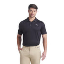 631607 PUMA MEN'S ICON HEATHER POLO 2.0 BLACK HEATHER SIZE L - Brand New