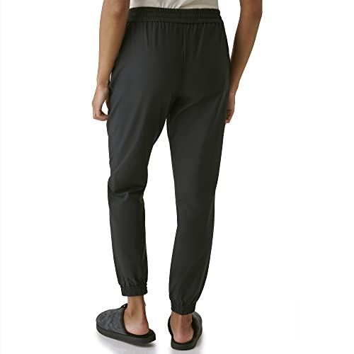 BASS OUTDOOR WOMEN’S PANTS LIGHTWEIGHT JOGGERS ELASTIC WAIST SIZE WOMEN S BLACK - Brand New