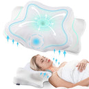 DONAMA CERVICAL PILLOW NECK SHOULDER,CONTOUR MEMORY FOAM STANDAR SIZE - WHITE - Like New